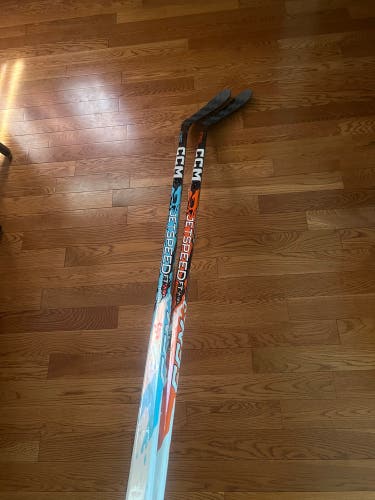 (2 Pack) Senior CCM JetSpeed FT9 Pro Right Handed Hockey Stick P28 75 Flex Pro Stock (New)