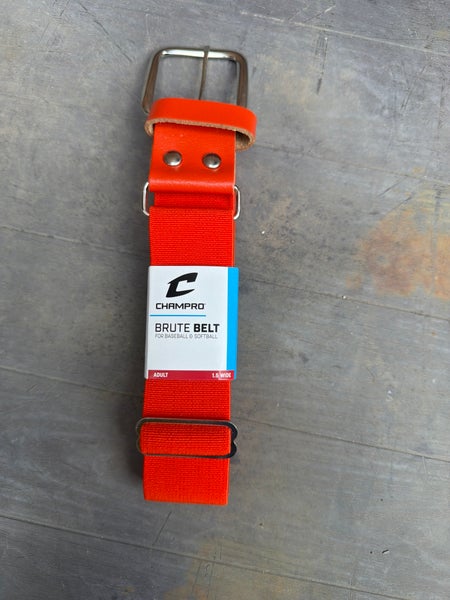 Champro (New) adult baseball belt Orange