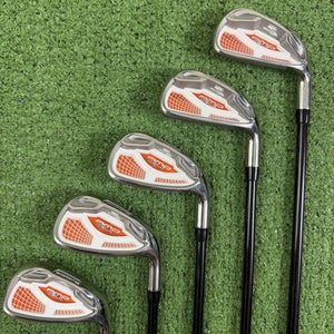 Cobra Amp Cell Orange Iron Set 6-9 GW Stiff Flex Graphite 70g