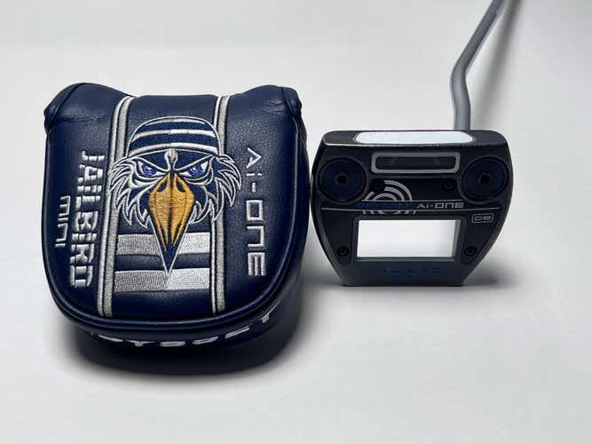 ODYSSEY AI-ONE JAILBIRD MINI DB PUTTER 34 IN NAVY SL 90 STEEL