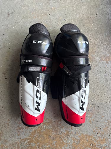 Junior CCM JetSpeed FT475 12" Shin Pads (Used)