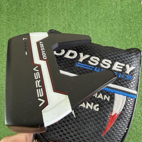 Odyssey Versa 7 Mallet Putter Left Handed 2 Thumb Grip 35