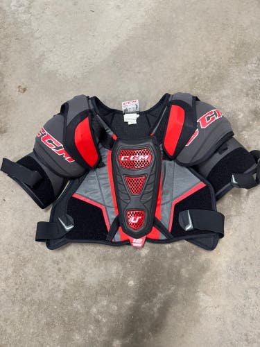 NHL Large Senior CCM U+ Shoulder Pads Pro Stock (Used)