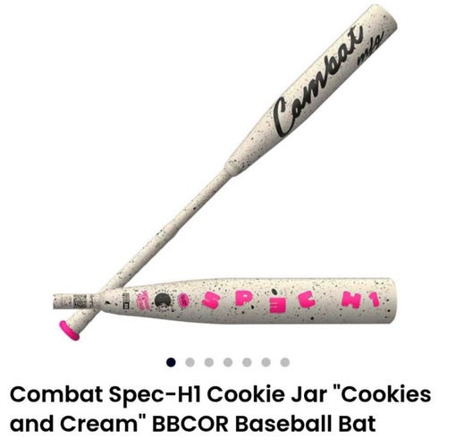 Combat MFG Spec A1 Alloy BBCOR Certified Bat (-3) 30 oz 33" (Used)