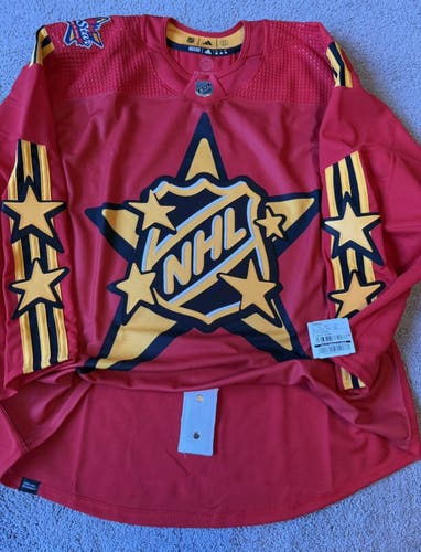 MiC 2024 Toronto NHL All Star Game adidas Team Issued Pro Hockey Jersey 60 Red