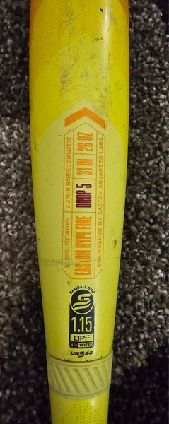 2024 Easton Hype Fire Composite USSSA Certified Bat 26 oz 31" (Used)