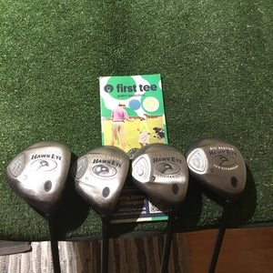 Callaway Big Bertha Hawkeye VFT Ti Woods Set 3W, 5W, 7W, 9W Seniors 60 Graphite