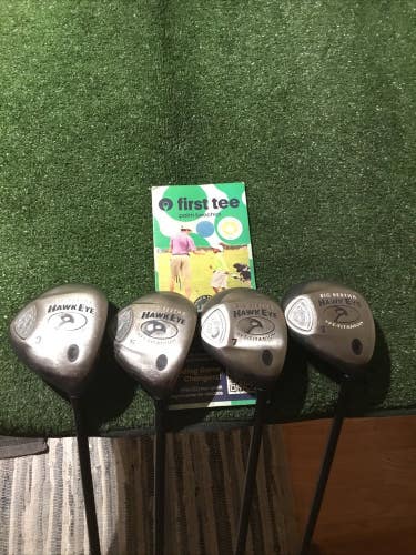 Callaway Big Bertha Hawkeye VFT Ti Woods Set 3W, 5W, 7W, 9W Seniors 60 Graphite
