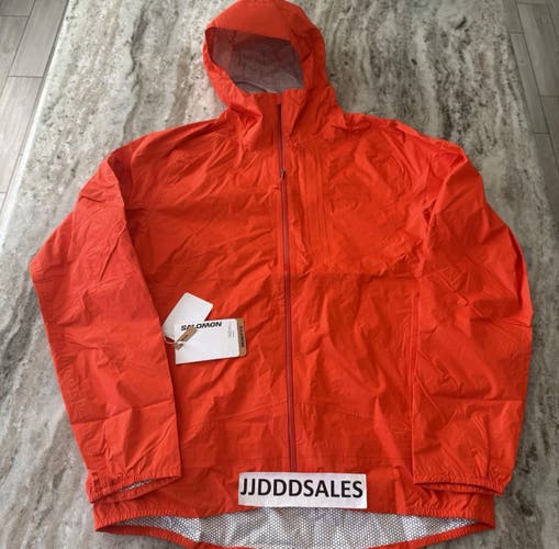 SALOMON BONATTI JACKET C22631 WIND PROOF WP CHERRY TOMATO MEN’S SZ M $180
New with Tags-$180 Retail