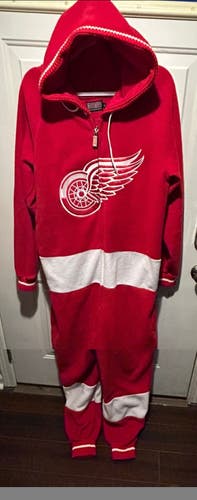 Redwings XL Adult Hockey Sockey Onesie (Used)