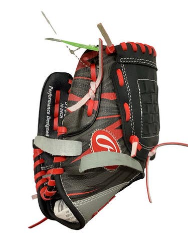 Used Rawlings Savage Lh 10in Bb Sb Glove Lh Throw Red 10" 11347-s000270679