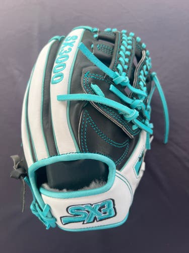 12.00” Cross Weave Black Teal Edition