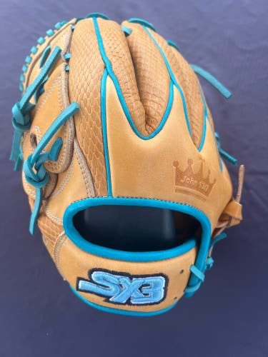 11.75" Solid Webbing Tan Teal Edition