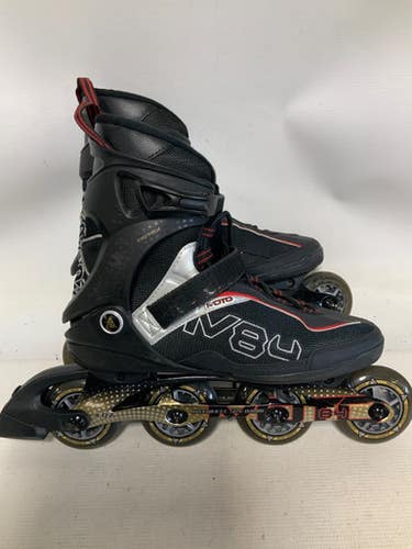 Used K2 Moto 84 Senior Rec Fitness Skates Black Senior 11 11823-s000039876