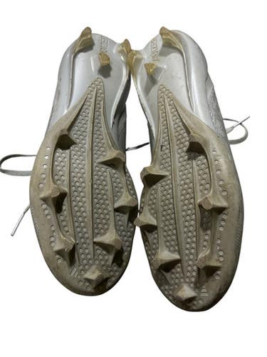 Used Adidas Adult Fb Cleats Silver Senior 6.5 11847-s000036201