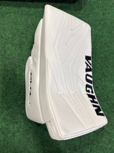 White Senior Vaughn SLR4 Pro Carbon Goalie Blocker Regular (New)