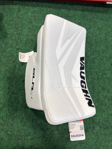 White Junior Vaughn SLR4 Goalie Blocker Regular (New)