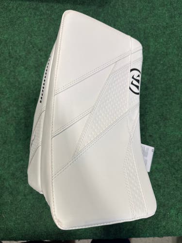 White Senior Warrior Ritual G7 Pro Goalie Blocker Regular (New)