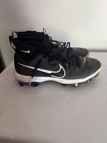 Black Men's Size 13.0 (W 14.0) Nike High Top Molded Cleats (Used)
