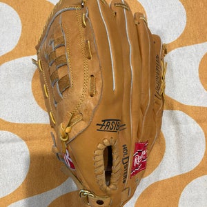 Brown Adult Rawlings Rbg36 LH Pitcher's Baseball Glove 12" (Used)