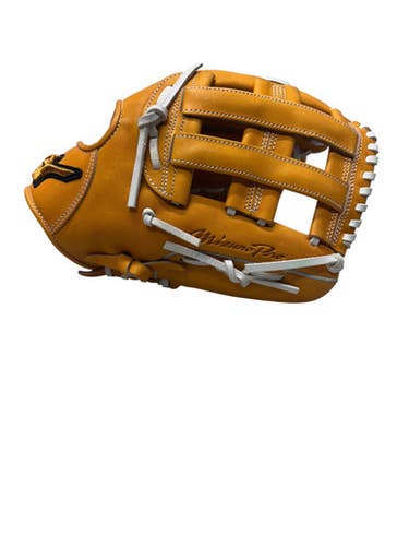 Used Mizuno Gmp-7200d Bb Sb Glove Rh Throw Orange 12 3 4" 11835-s000209200