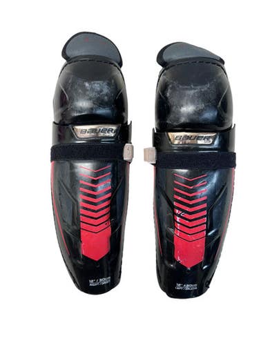 Used Bauer Lil Sport Junior Shin Guards Black 12" 11835-s000209072