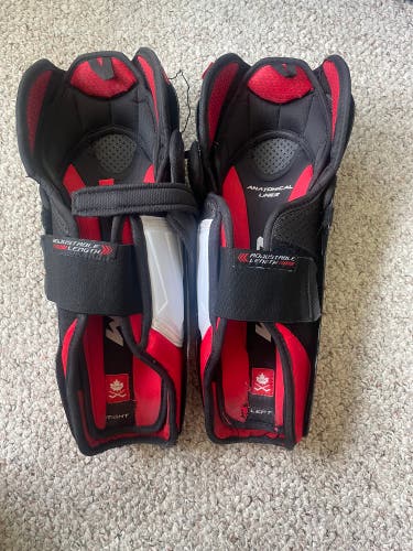 Junior CCM JetSpeed FT4 13" Shin Pads (Used)