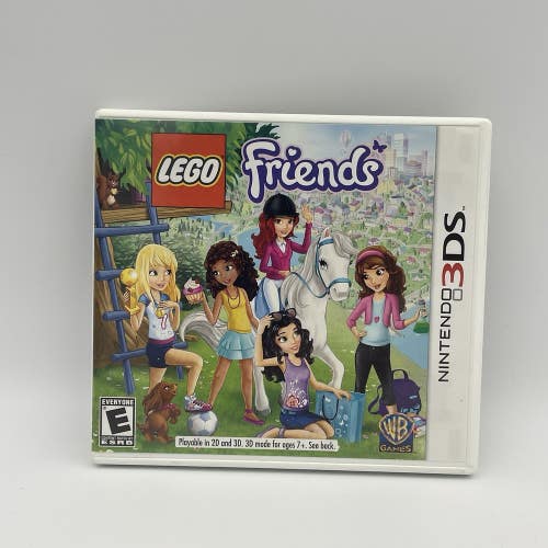 LEGO Friends (Nintendo 3DS, 2013) Complete CIB W/ Manual Tested *NEAR MINT*