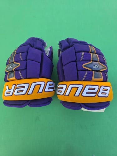 Purple Senior Bauer Nexus Pro Gloves 13"