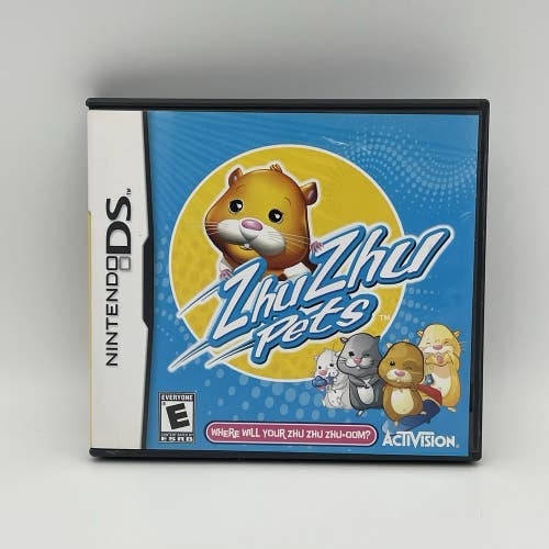 Zhu Zhu Pets(Nintendo DS) Complete CIB W/ Manual *NEAR MINT*