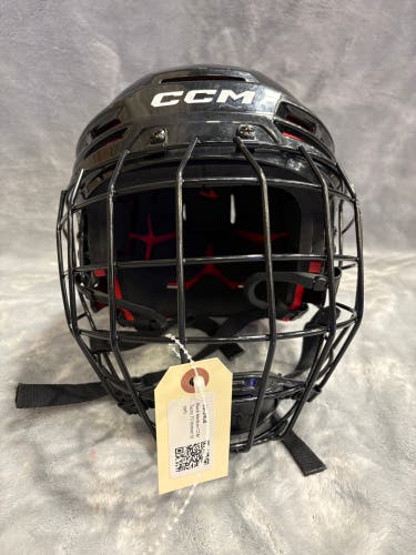Black Medium CCM Tacks 70 Helmet (Used)