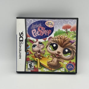 Littlest Pet Shop Spring Printemps (Nintendo DS) Complete CIB W/ Manual