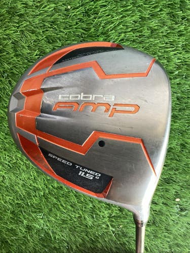 Cobra Amp Offset Driver 11.5*  Aldila RIP Lite Flex Seniors Graphite Shaft 42.5