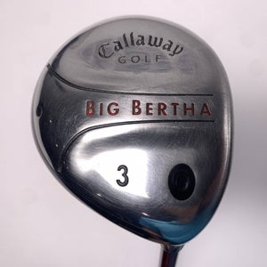 Callaway Big Bertha 2004 3 Fairway Wood 15* RCH 75w Firm RH
