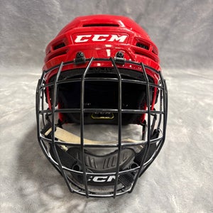 Red Medium CCM Super Tacks X Helmet (Used)