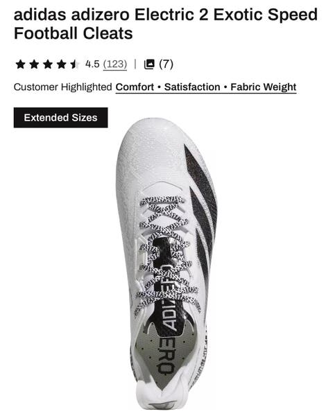 adidas adizero Electric 2 Exotic Speed Football Cleats NWOB  display picture 1