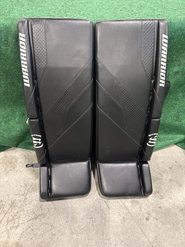 Black Senior Warrior Ritual G7 Pro Goalie Leg Pads (New) | 33" +1.5"