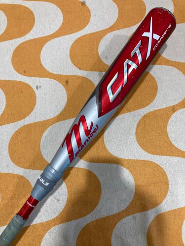 2023 Marucci CAT X Composite Bat USSSA Certified (-10) Composite 20 oz 30" (Used)