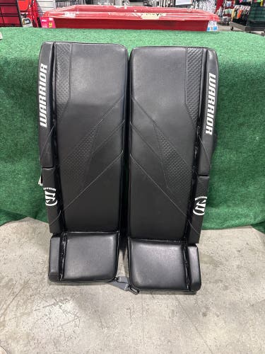 Black Senior Warrior Ritual G7 Pro Goalie Leg Pads (New) | 35" +1.5"