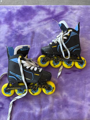 Junior Tour Code 9.one Inline Skates Regular Width Size adujustable 1-4