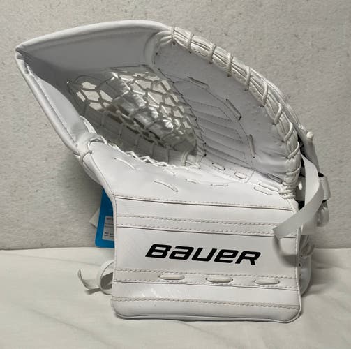 NEW Bauer GSX Catch Glove, Intermediate, White