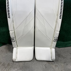 White Senior Warrior Ritual G7 RTL Goalie Leg Pads (New) | 33" + 1.5"