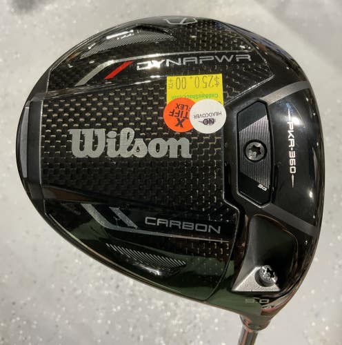 Wilson DYNAPWR CARBON 9 Driver 45.5" FUJIKURA VENTUS BLUE 6-X Extra Stiff USED