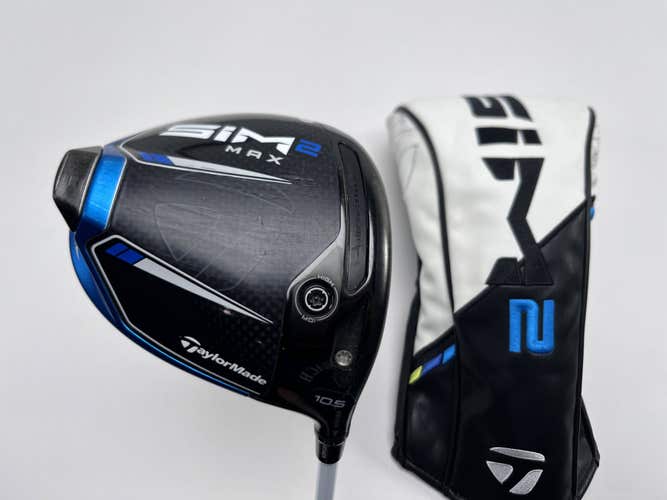 TaylorMade SIM2 MAX Custom Driver 10.5* Fujikura Pro 2.0 6-S Stiff RH HC -1.5''