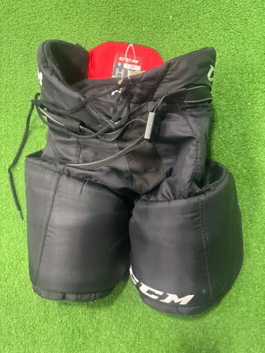 Black Youth Large CCM JetSpeed FT455 Hockey Pants (Used)