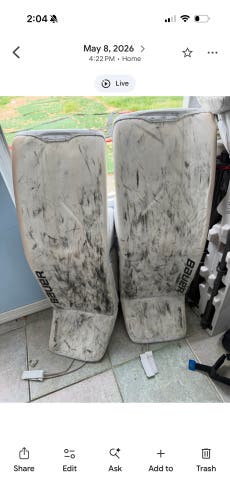 XL Bauer Supreme Shadow Goalie Leg Pads (Used)