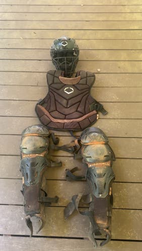 Black EvoShield Catcher's Set (Used)