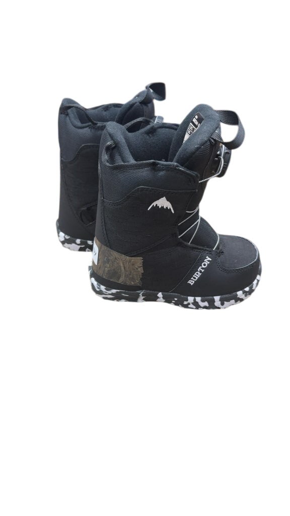未使用Grom BOA Burton 21 cm Burton Snowboard Boots Grom BOA Black Good Condition Size 13C