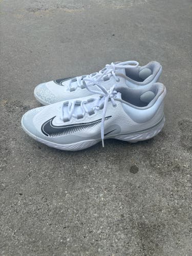 White Men's Size 13.0 (W 14.0) Nike Nike alpha huarache elite 4 Low Top Metal (New)