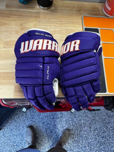 Warrior Alpha Pro Gloves 14" Pro Stock (Used)